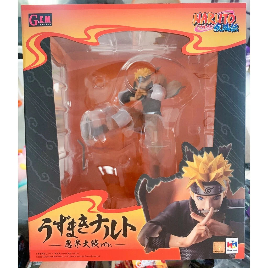 Megahouse G.E.M. Naruto Uzumaki Naruto Shinobi World War Ver Figure