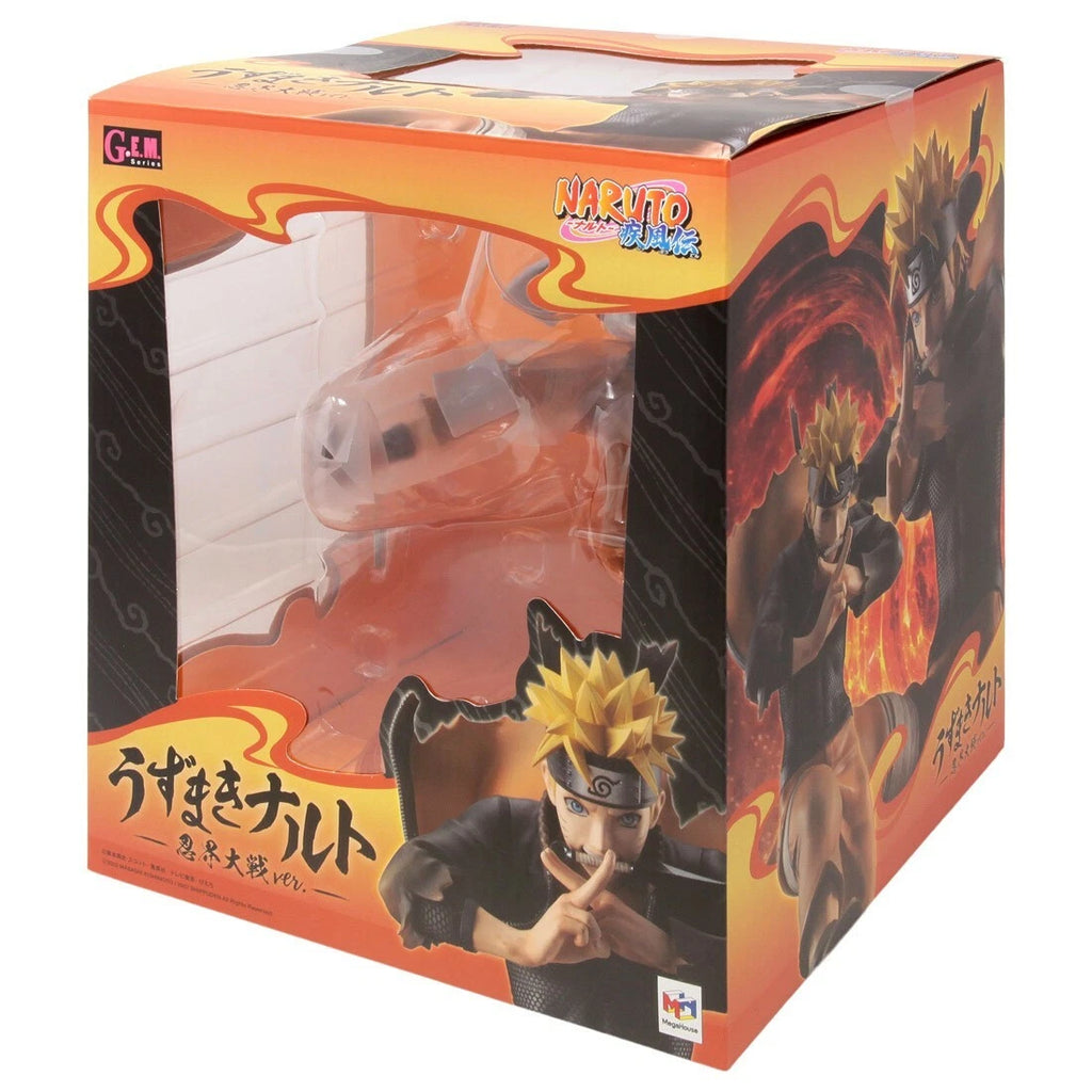 Megahouse G.E.M. Naruto Uzumaki Naruto Shinobi World War Ver Figure