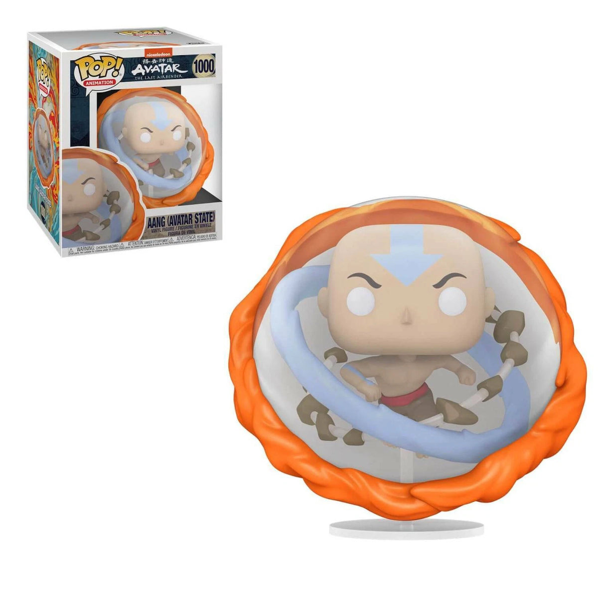 FUNKO AVATAR AANG ALL ELEMENTS 6" SUPER SIZED POP