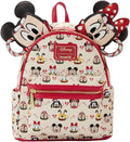 Loungefly Disney Hot Cocoa SCENTED Double Strap Mini Backpack + Ear Headband Set