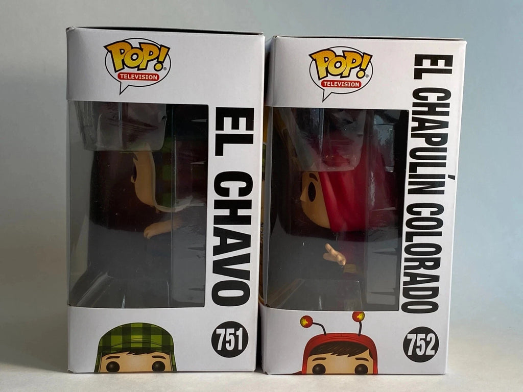 Funko Pops El Chapulin Colorado and El Chavo Del Ocho 751 & 752 Vaulted MINT!