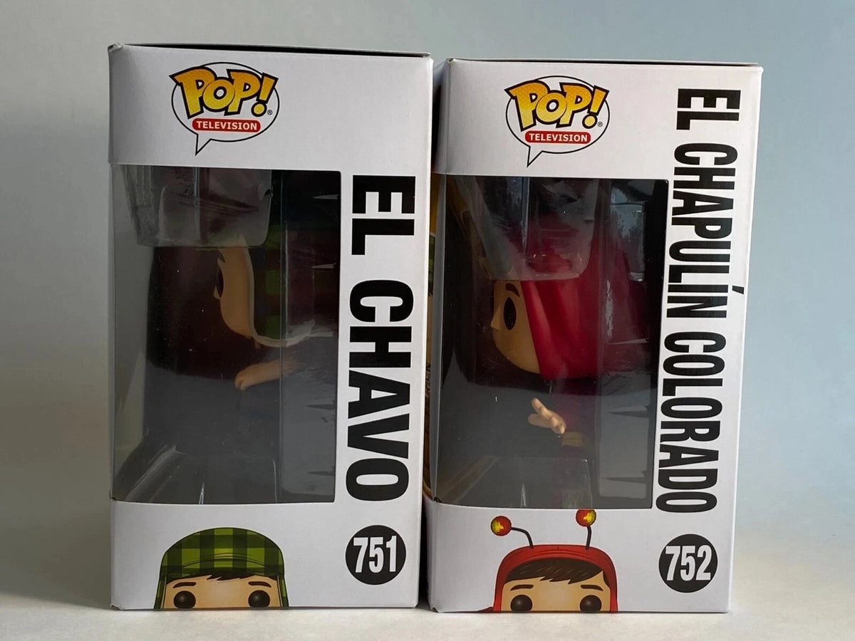 Funko Pops El Chapulin Colorado and El Chavo Del Ocho 751 & 752 Vaulted MINT!