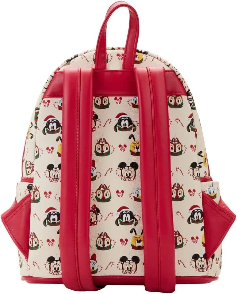 Loungefly Disney Hot Cocoa SCENTED Double Strap Mini Backpack + Ear Headband Set