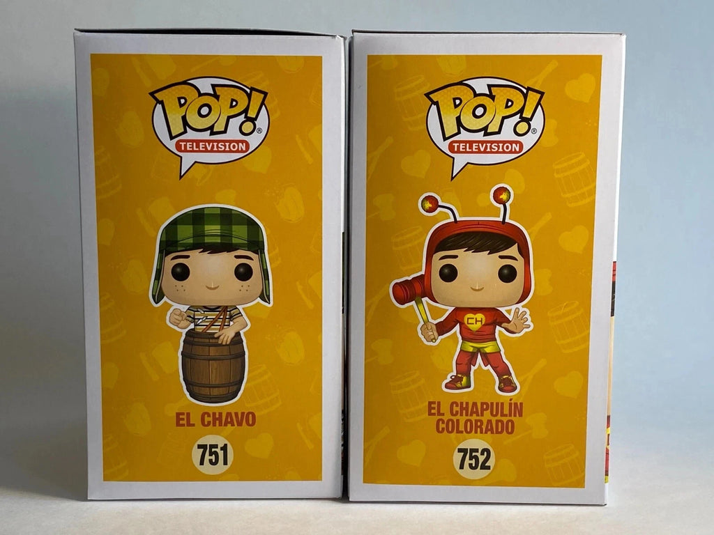 Funko Pops El Chapulin Colorado and El Chavo Del Ocho 751 & 752 Vaulted MINT!