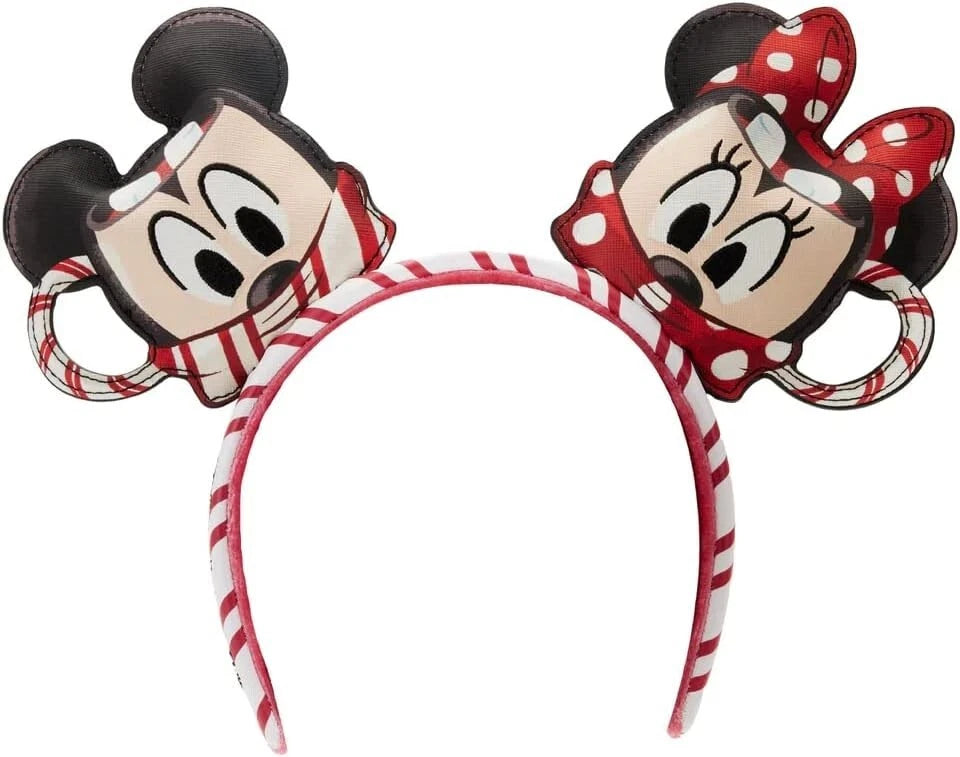 Loungefly Disney Hot Cocoa SCENTED Double Strap Mini Backpack + Ear Headband Set