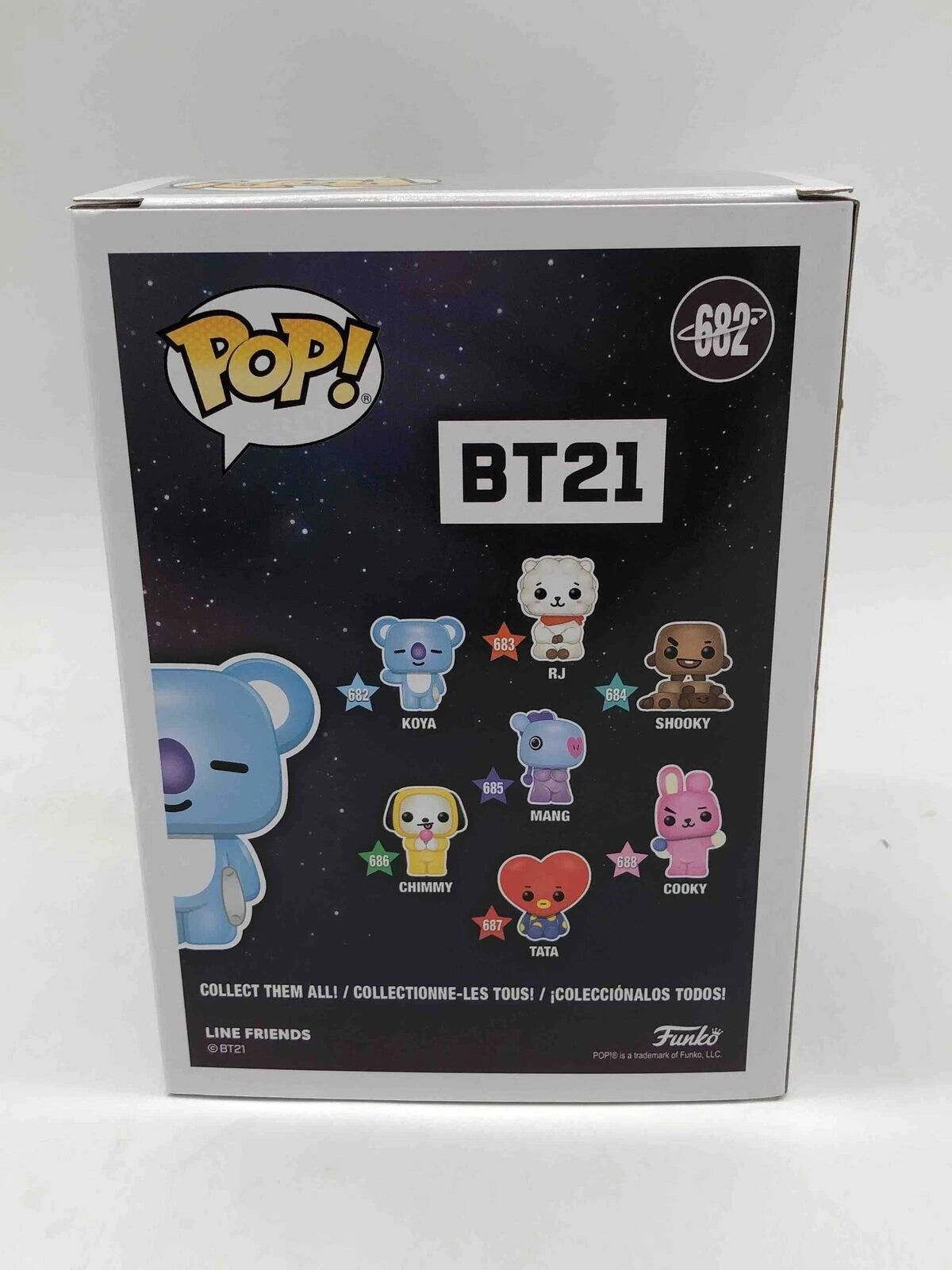 Funko POP Rocks BT21 Koya #682 Vinyl Figure Vaulted 2019 Release