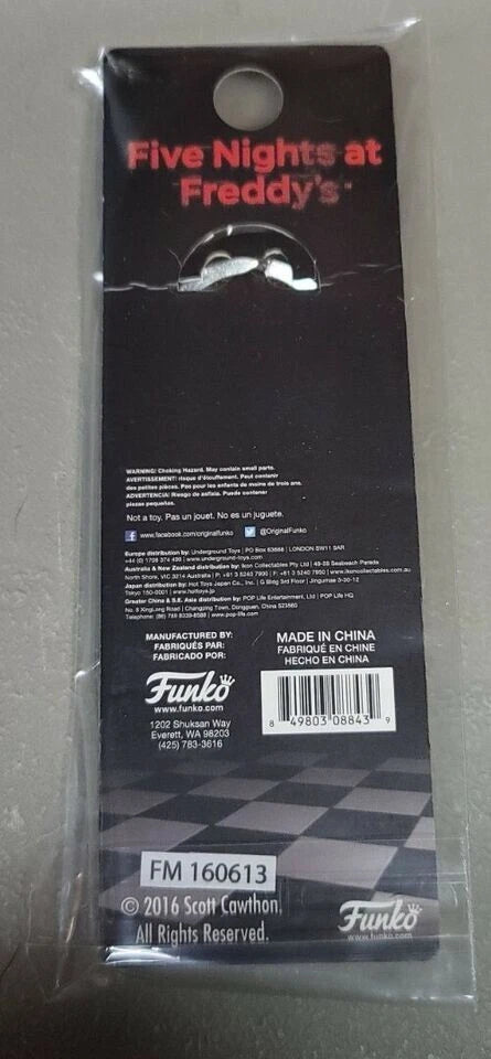 FUNKO FNAF 3D SPRINGTRAP FIGURAL KEYCHAIN VAULTED
