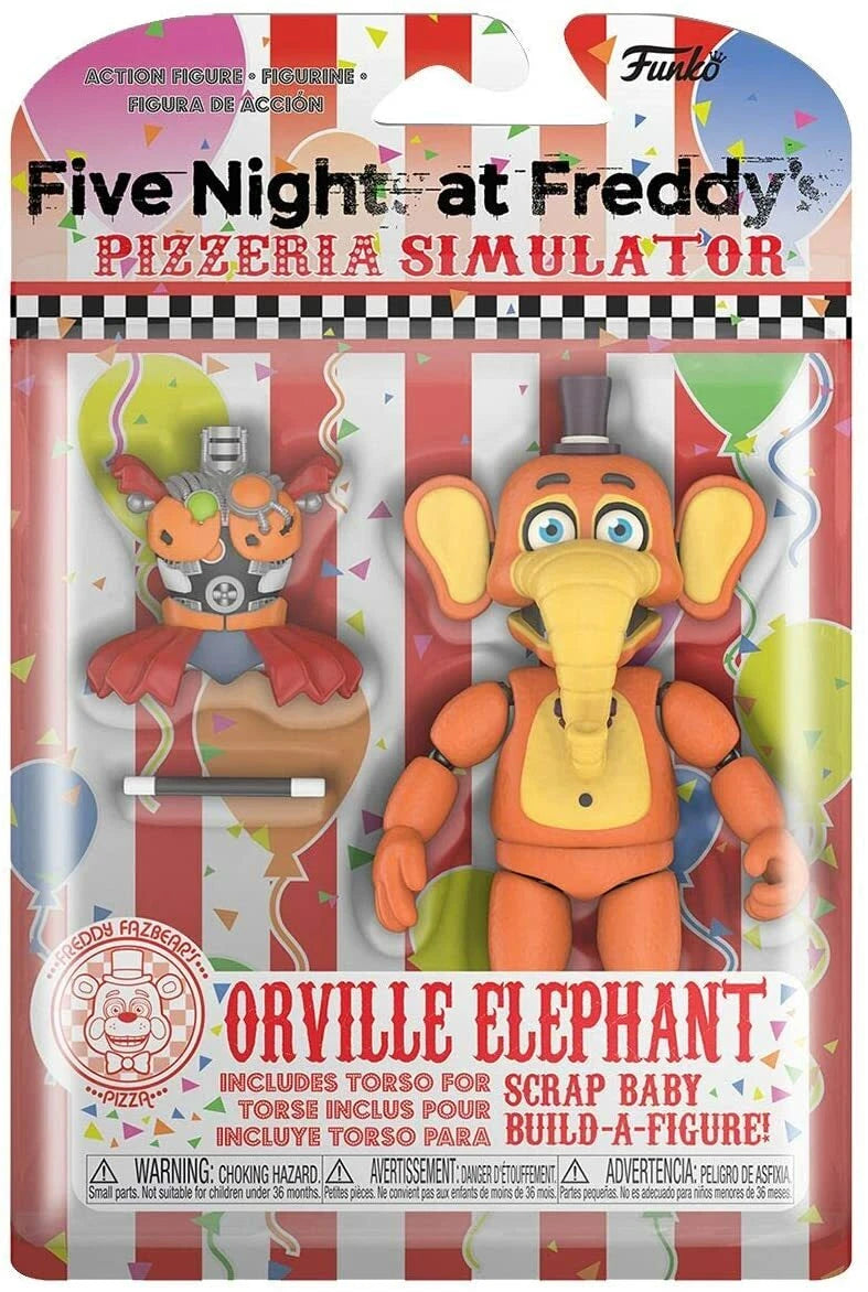 FUNKO FNAF ORVILLE  FIVE NIGHTS AT FREDDY'S ARTICULATED ACTION FIGURE 5" VAULTED