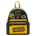 Loungefly NFL Football Green Bay Packers Double Strap Mini Backpack