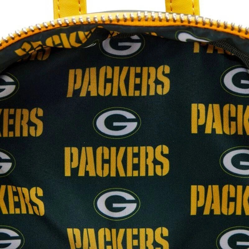 Loungefly NFL Football Green Bay Packers Double Strap Mini Backpack