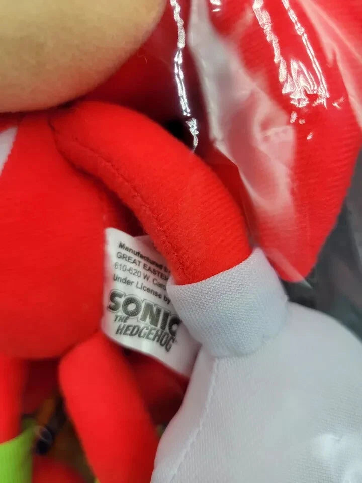 SONIC the Hedgehog Knuckles 12" inches Stuffed Plush Great Eastern Nwt