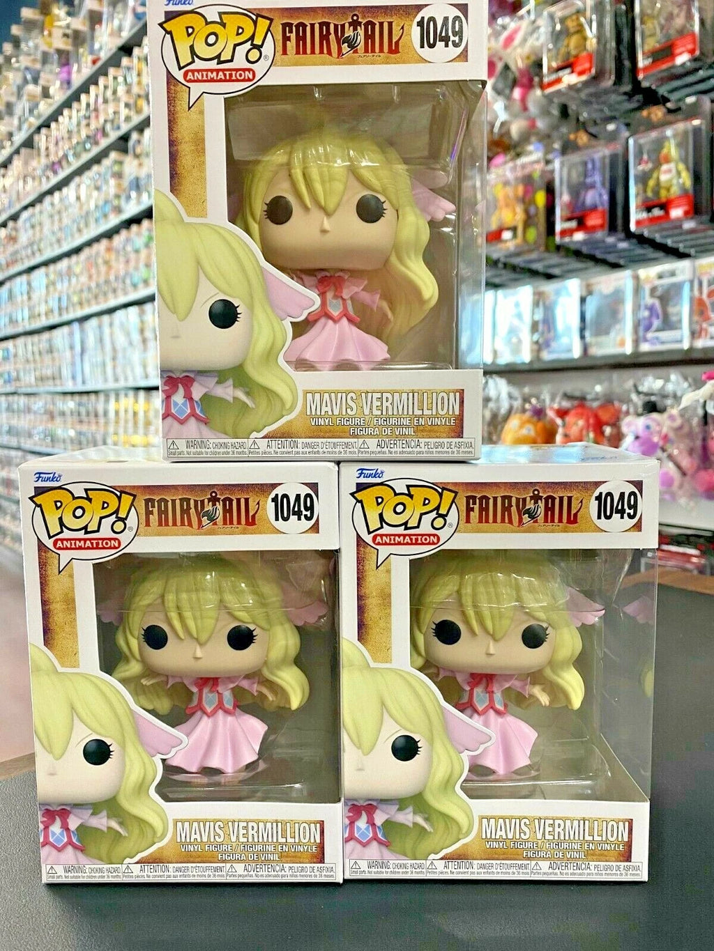 Funko POP! NIB Animation Fairy Tail MAVIS VERMILLION #1049