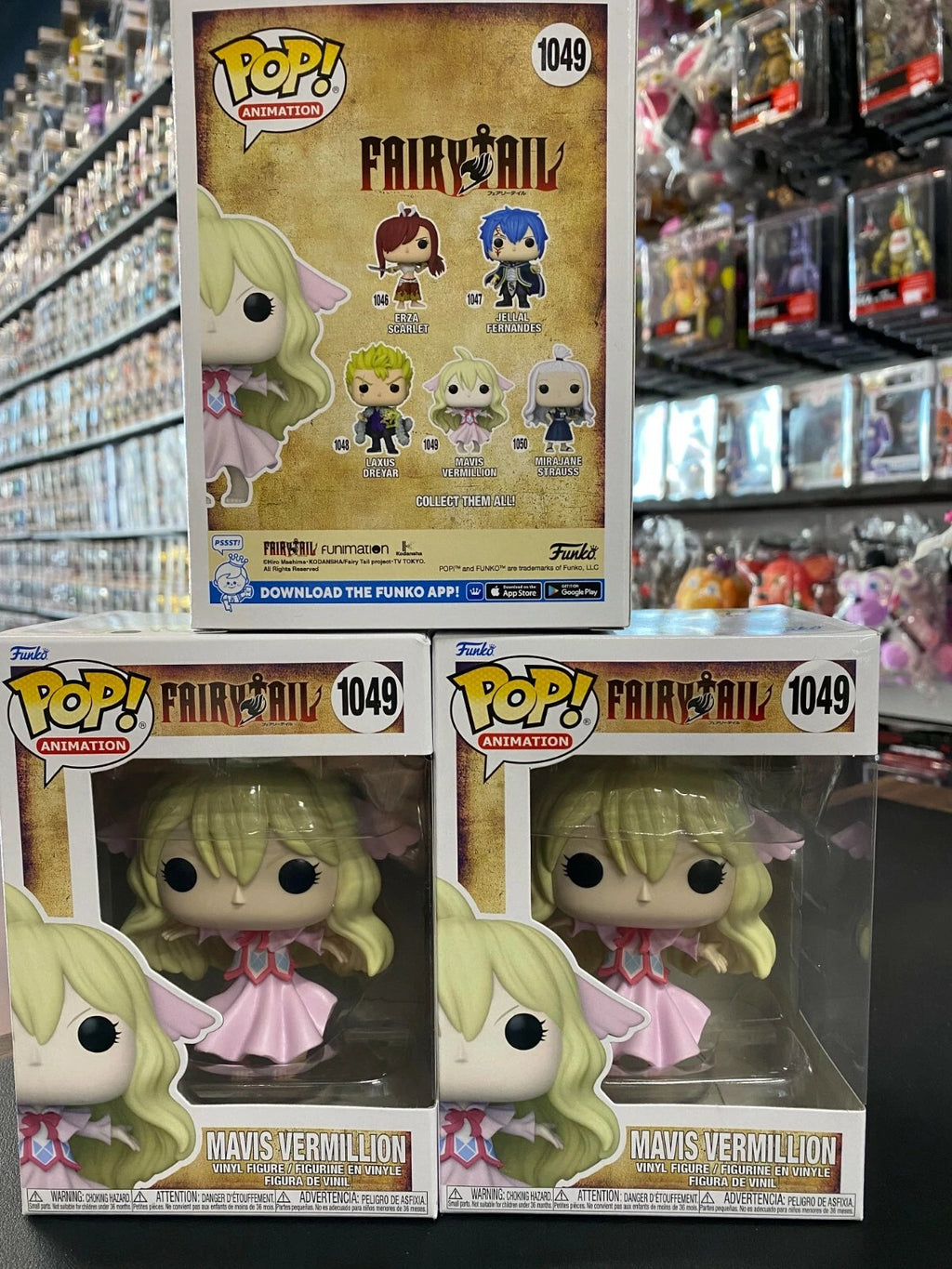 Funko POP! NIB Animation Fairy Tail MAVIS VERMILLION #1049