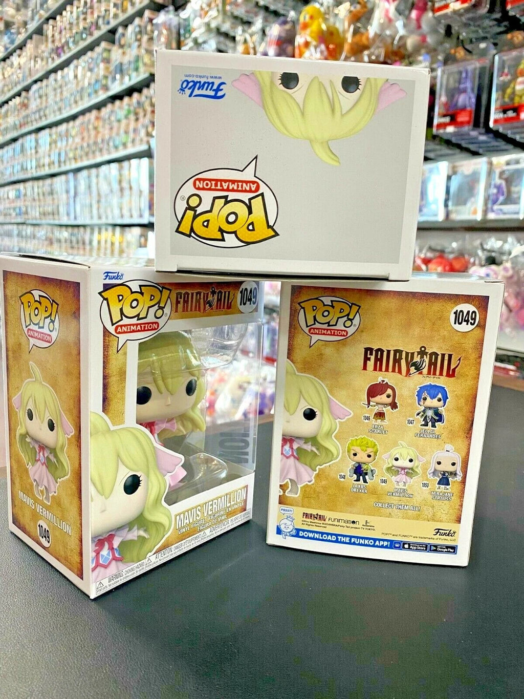 Funko POP! NIB Animation Fairy Tail MAVIS VERMILLION #1049