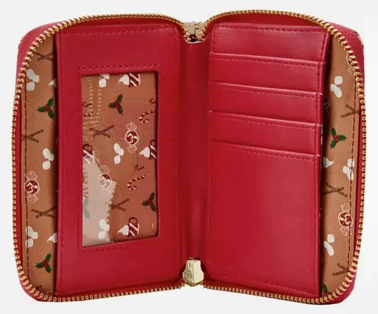 Loungefly Disney  Hot Cocoa Mugs  Zip Around Wallet  NEW WITH TAGS