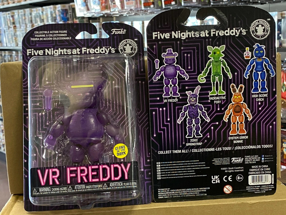 Funko FNAF Five Nights At Freddy's VR FREDDY Action Figure GITD S7