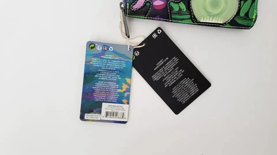 Loungefly Disney Villains - Dr. Facilier Wallet - Glow In The Dark - New!