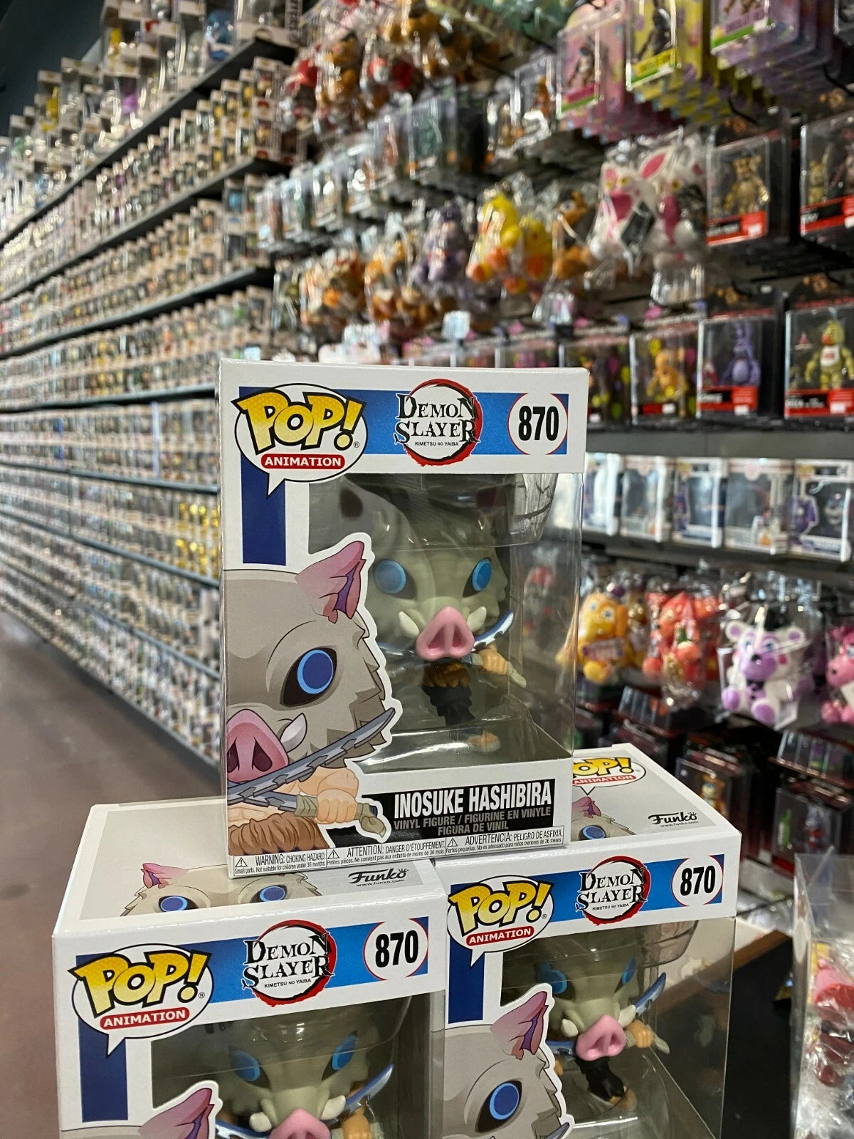 Demon Slayer Inosuke Hashibira 870 Funko Pop