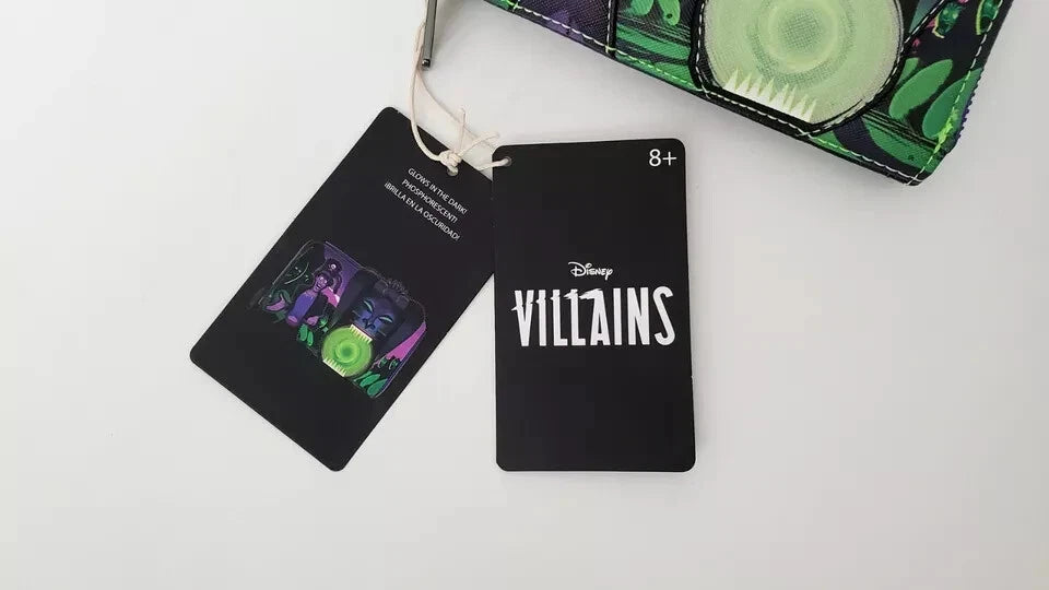 Loungefly Disney Villains - Dr. Facilier Wallet - Glow In The Dark - New!
