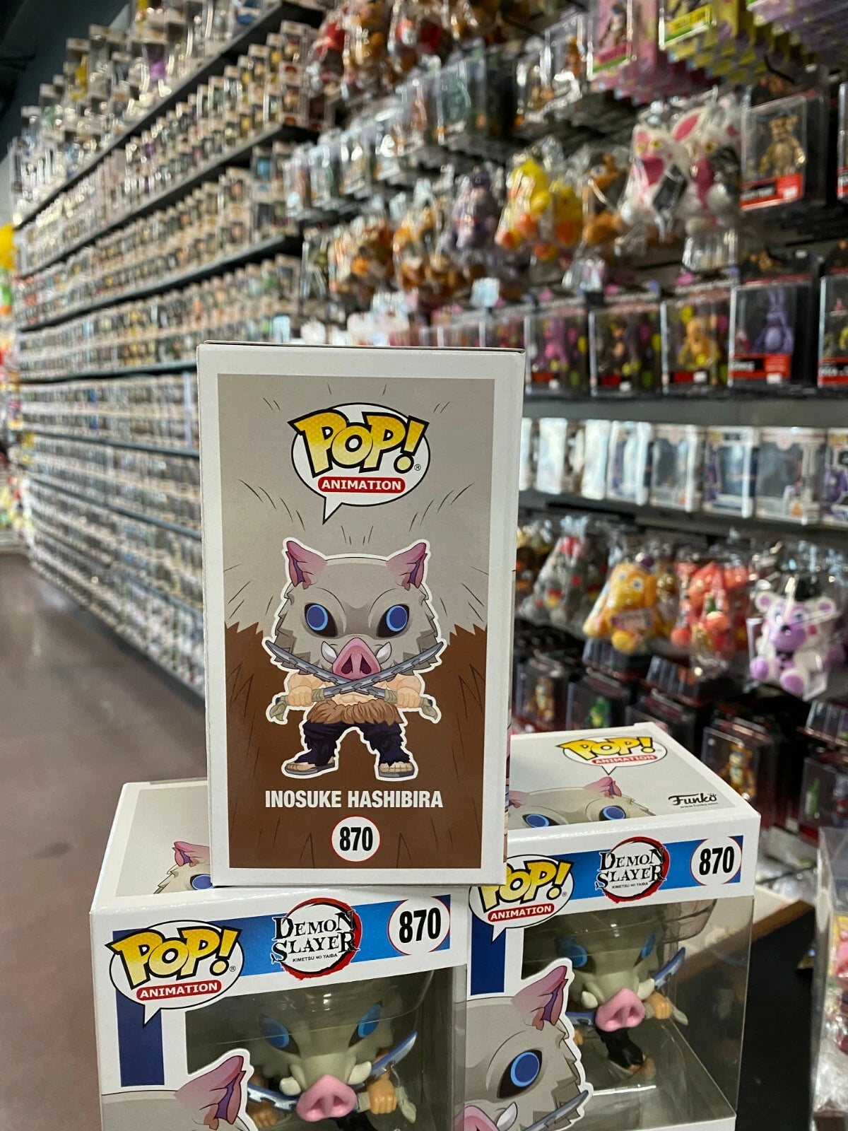 Demon Slayer Inosuke Hashibira 870 Funko Pop