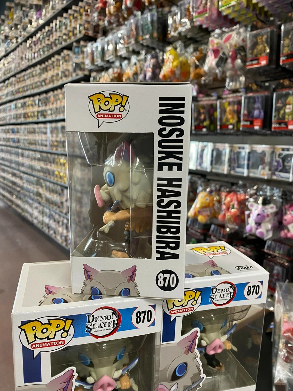 Demon Slayer Inosuke Hashibira 870 Funko Pop