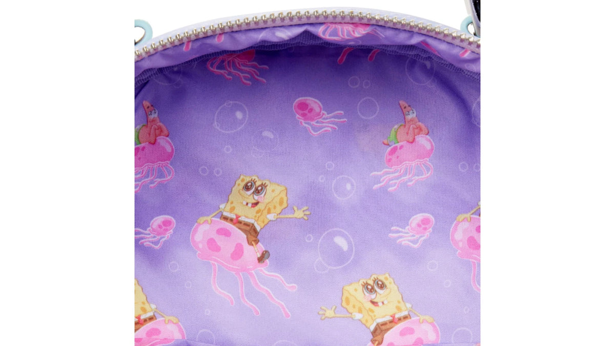 Loungefly Spongebob Pastel Jellyfish Catching Mini Backpack