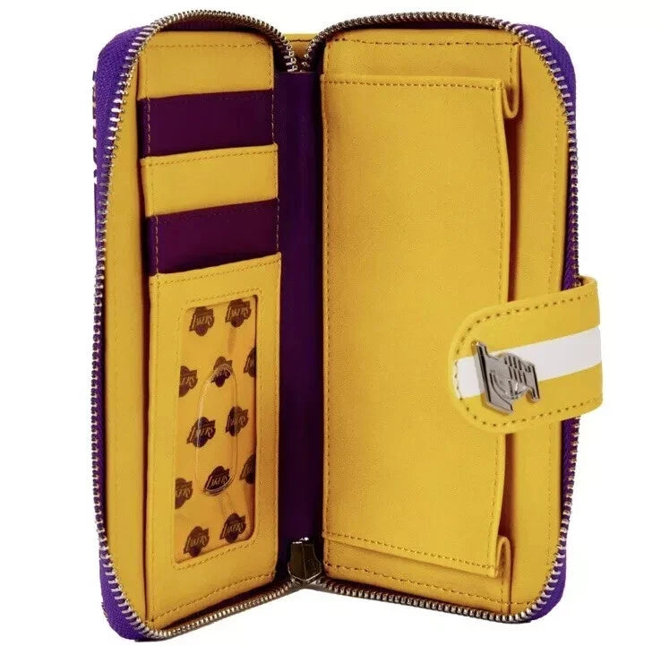 Loungefly NBA LA LAKERS LOGO SNAP WALLET