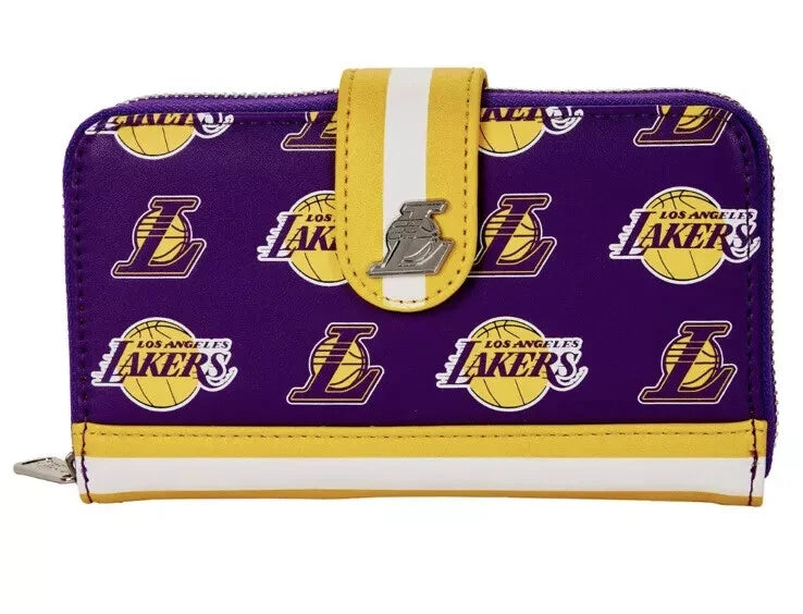 Loungefly NBA LA LAKERS LOGO SNAP WALLET