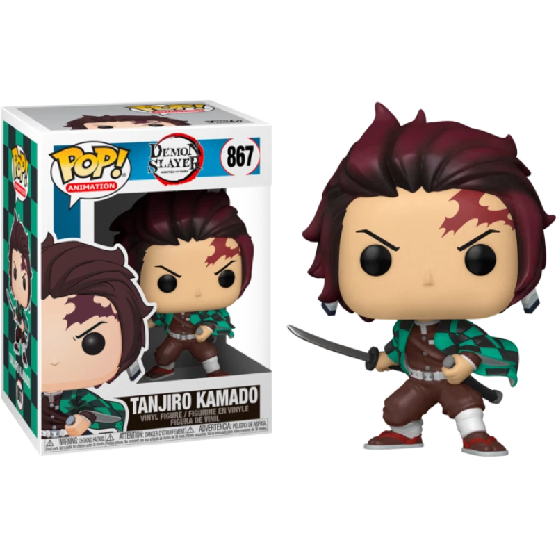 FUNKO POP DEMON SLAYER - TANJIRO KAMADO #867 VINYL FIGURE