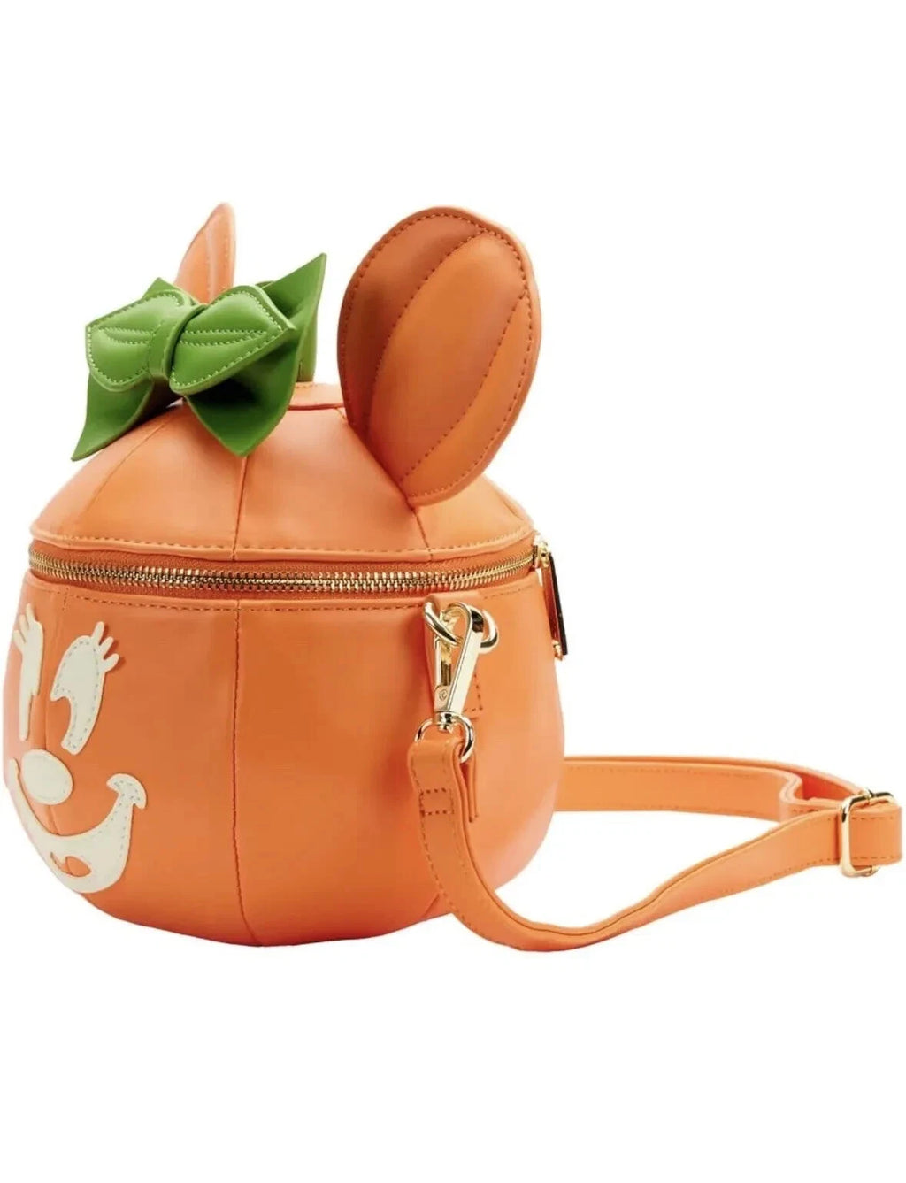 Loungefly Minnie Mouse Glow in the Dark Pumpkin Crossbody Bag New With Tags