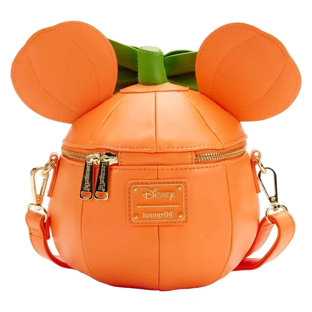 Loungefly Minnie Mouse Glow in the Dark Pumpkin Crossbody Bag New With Tags